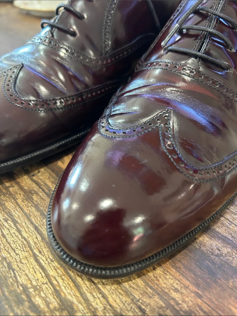 Caporicci oxblood wingtip